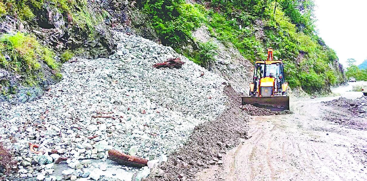 27 roads were hit by debris on the second day