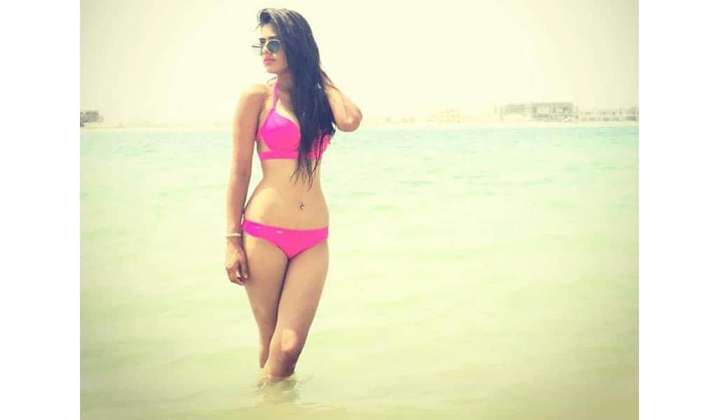 Nia Sharma share her pictures in Pink Bikini