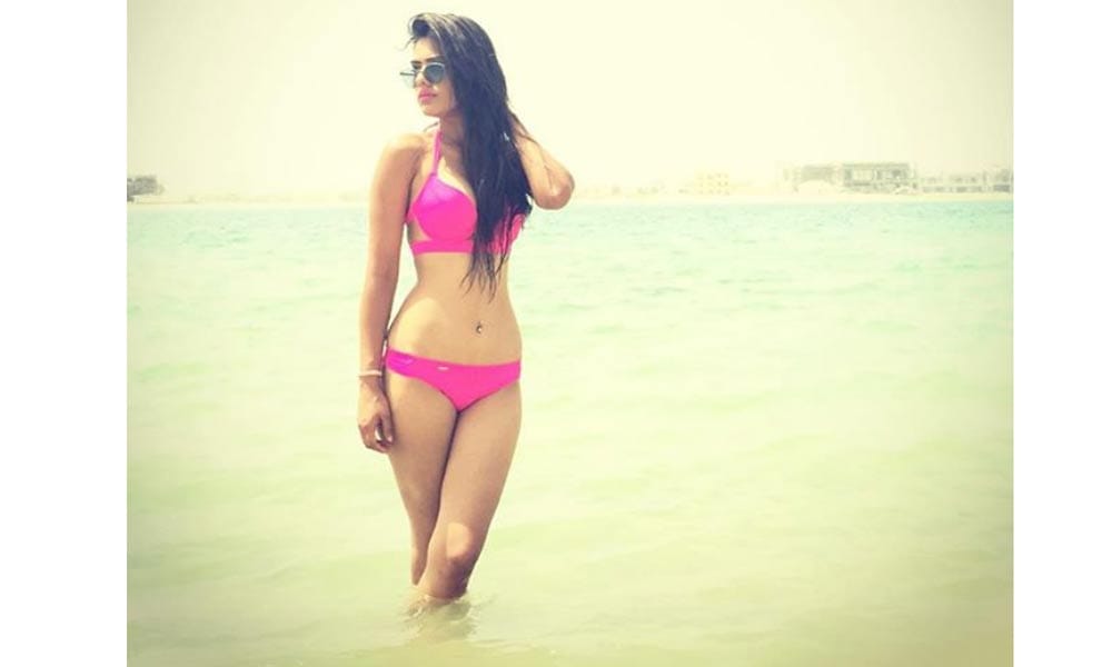Nia Sharma share her pictures in Pink Bikini