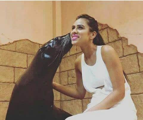 Nia Sharma share her pictures in Pink Bikini