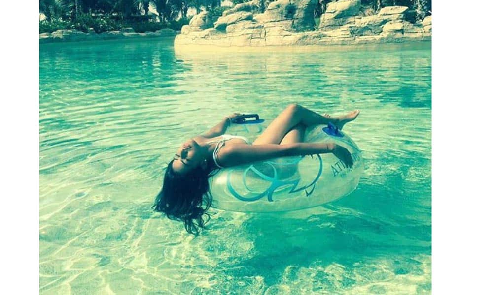 Nia Sharma share her pictures in Pink Bikini