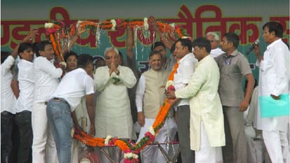 UP Election: Nitish Kumar targeted Modi government on toxic liquor
