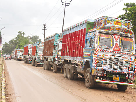 No Entry of trucks over