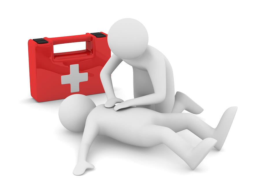Give first aid to the injured at the station