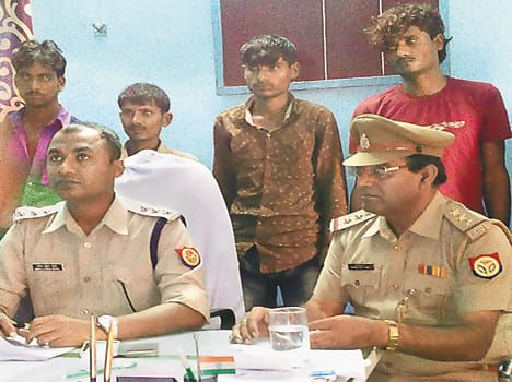 Police took the handle of the four cattle thief