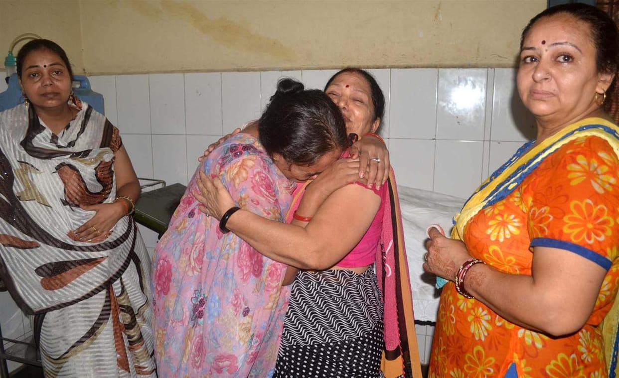 Current landed in rain water , three family dead