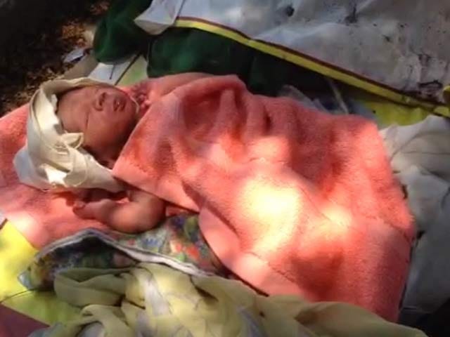 woman gave birth to the child in roadways bus