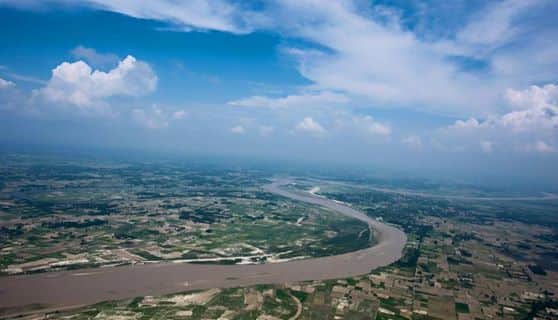 aerial view of taj mahal taken by akhilesh yadav