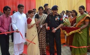  For divyanga children school began in camp area