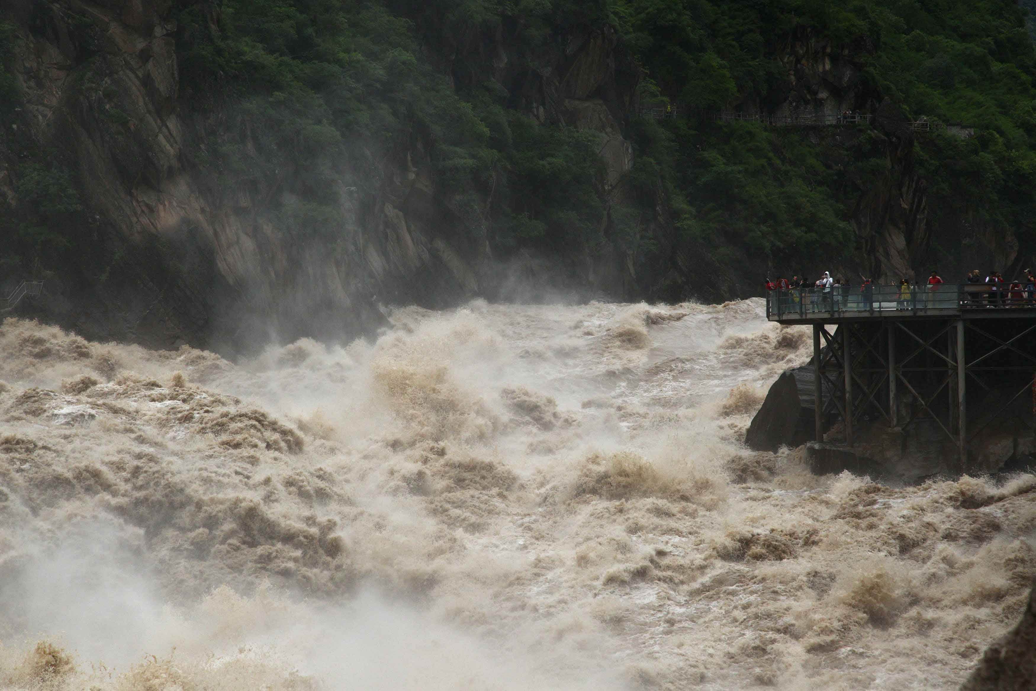 heavy flood in china