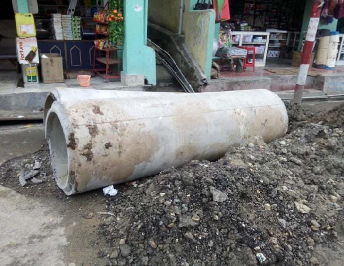Drainage will Hume pipes 