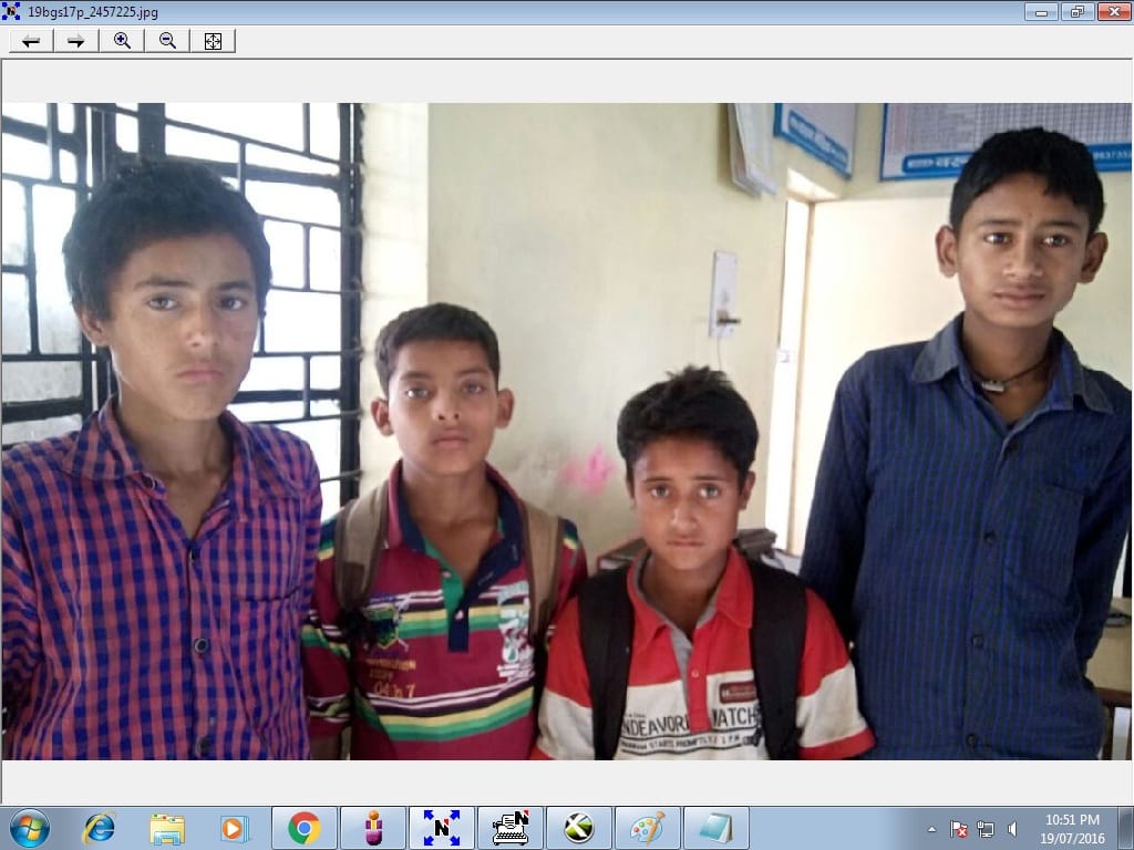 Hapur arrived home from a date four minor