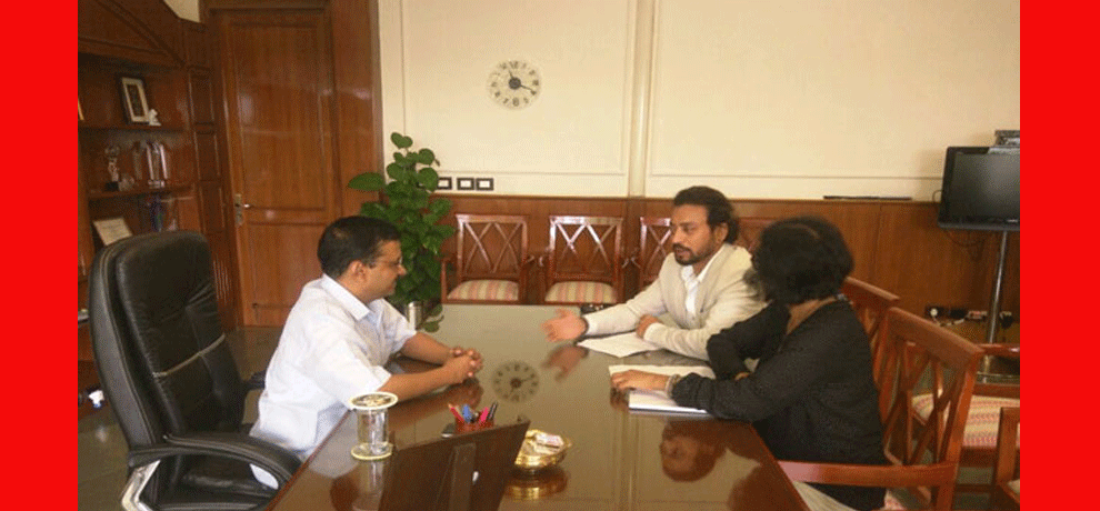 Irfan khan asked question to kejriwal during his meet, will meet to modi soon