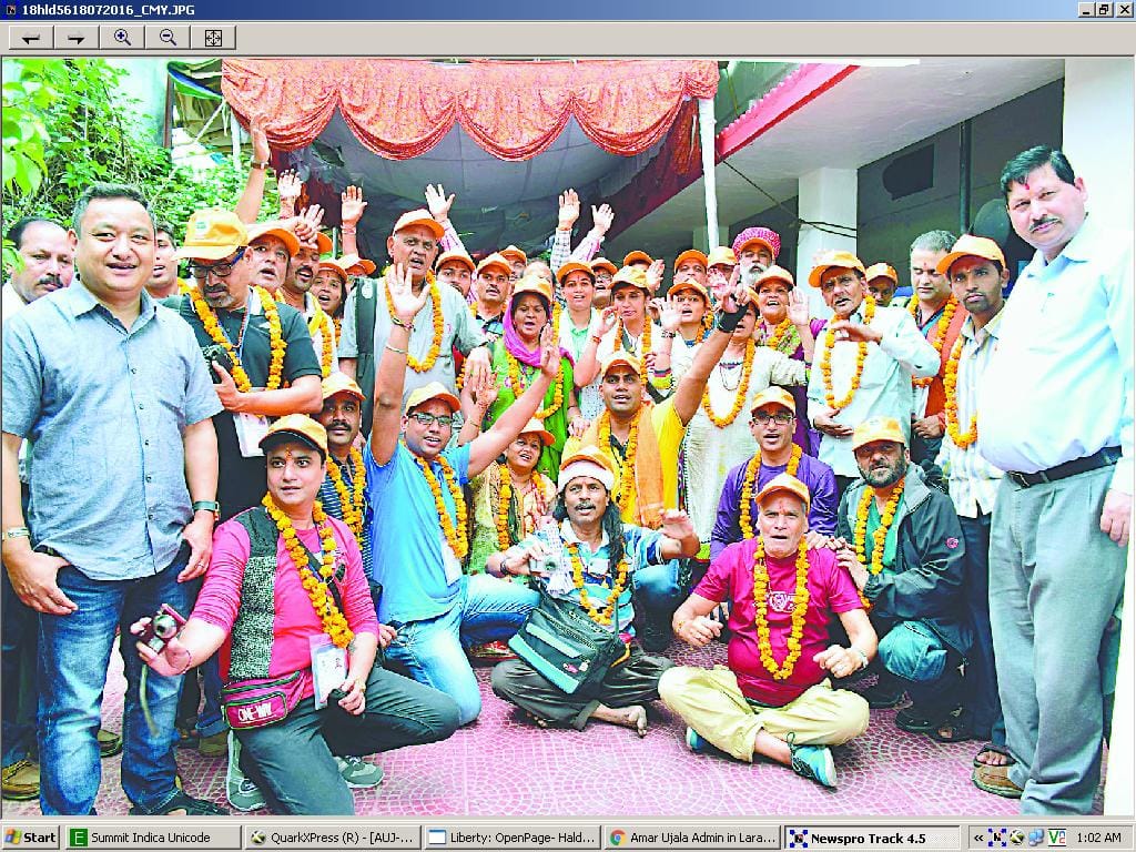 Mansarovar pilgrims came tenth team