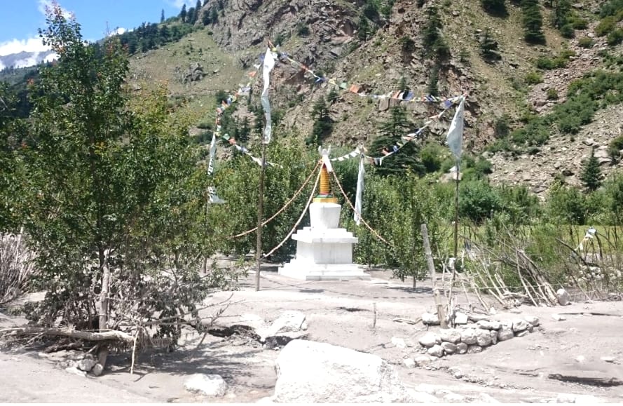 Cloud brust at kinnaur, ITBP starts maintenance work.