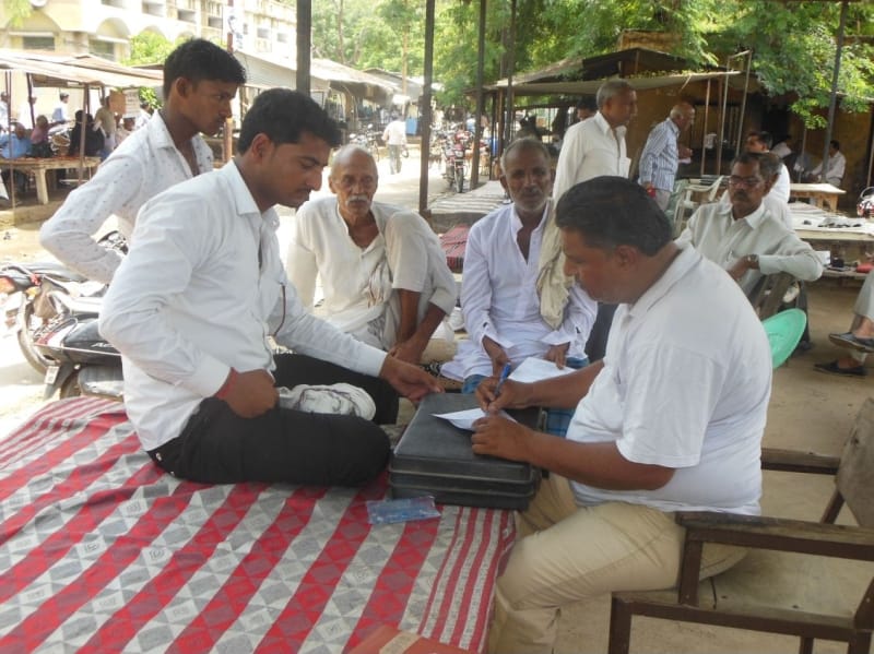 Lawyers' strike, looked lively in tehsil
