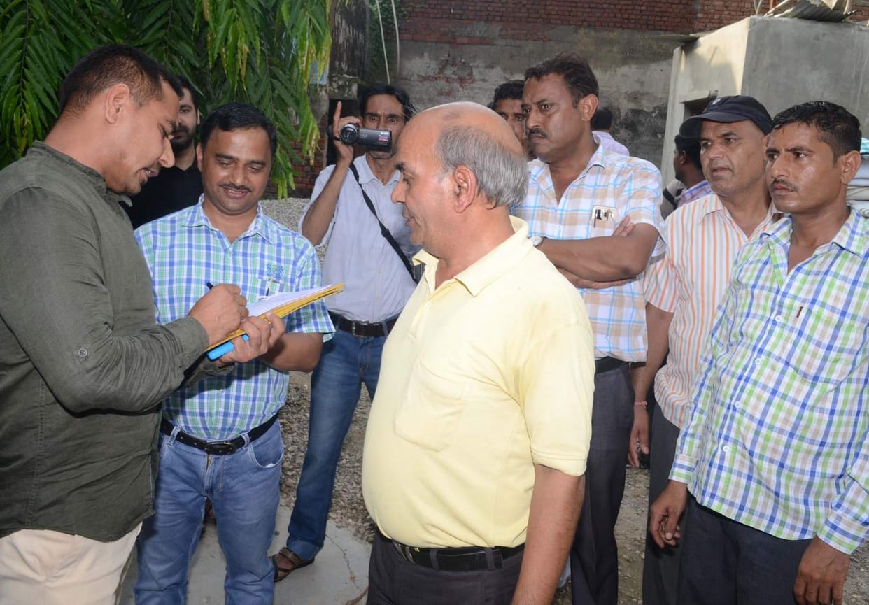 municipal corporation evacuated residence from advocate