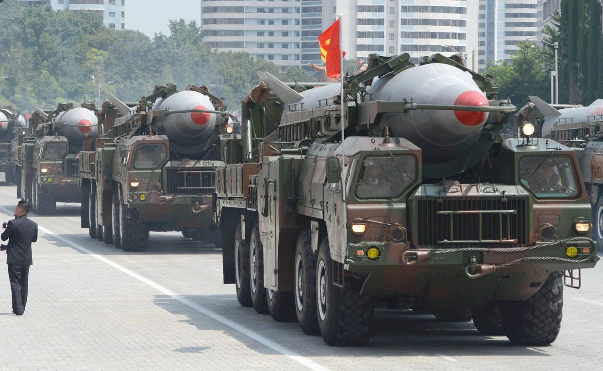 North Korea fires three ballistic missiles in show of force