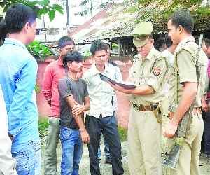 The death of the young man in the grip of the current