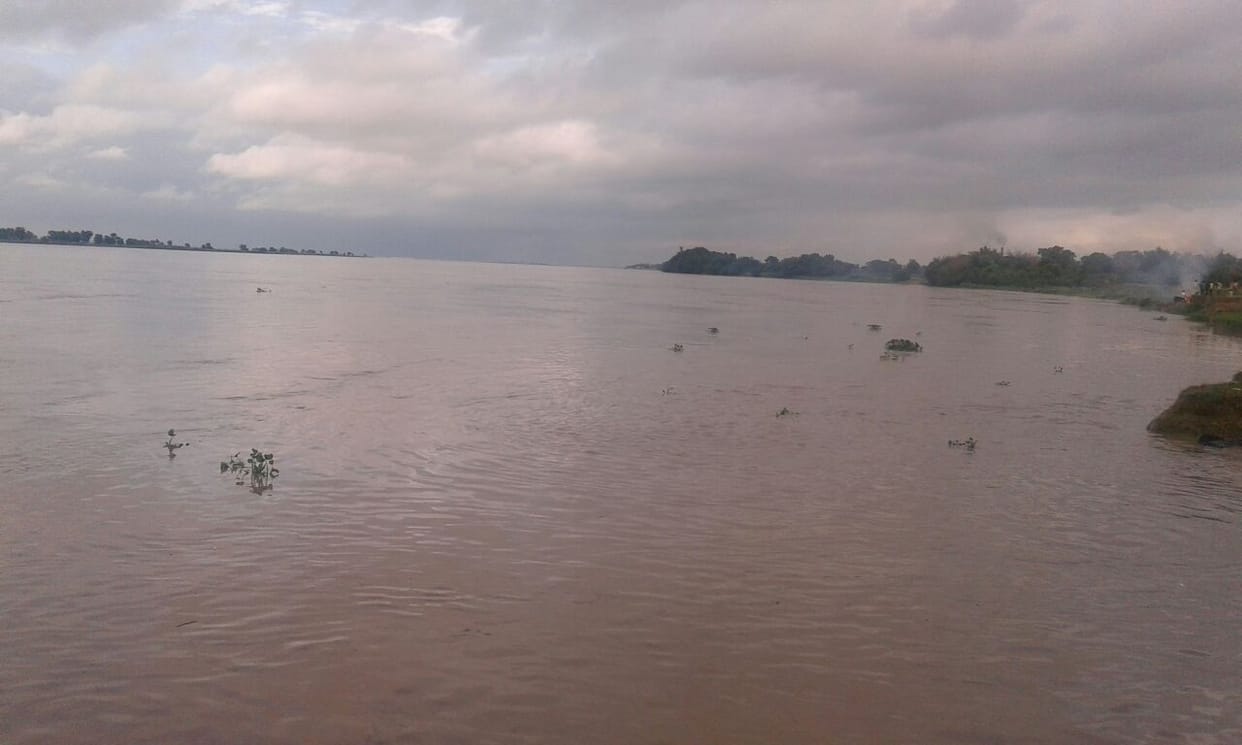 Seven homes drowned in Ghaghara river