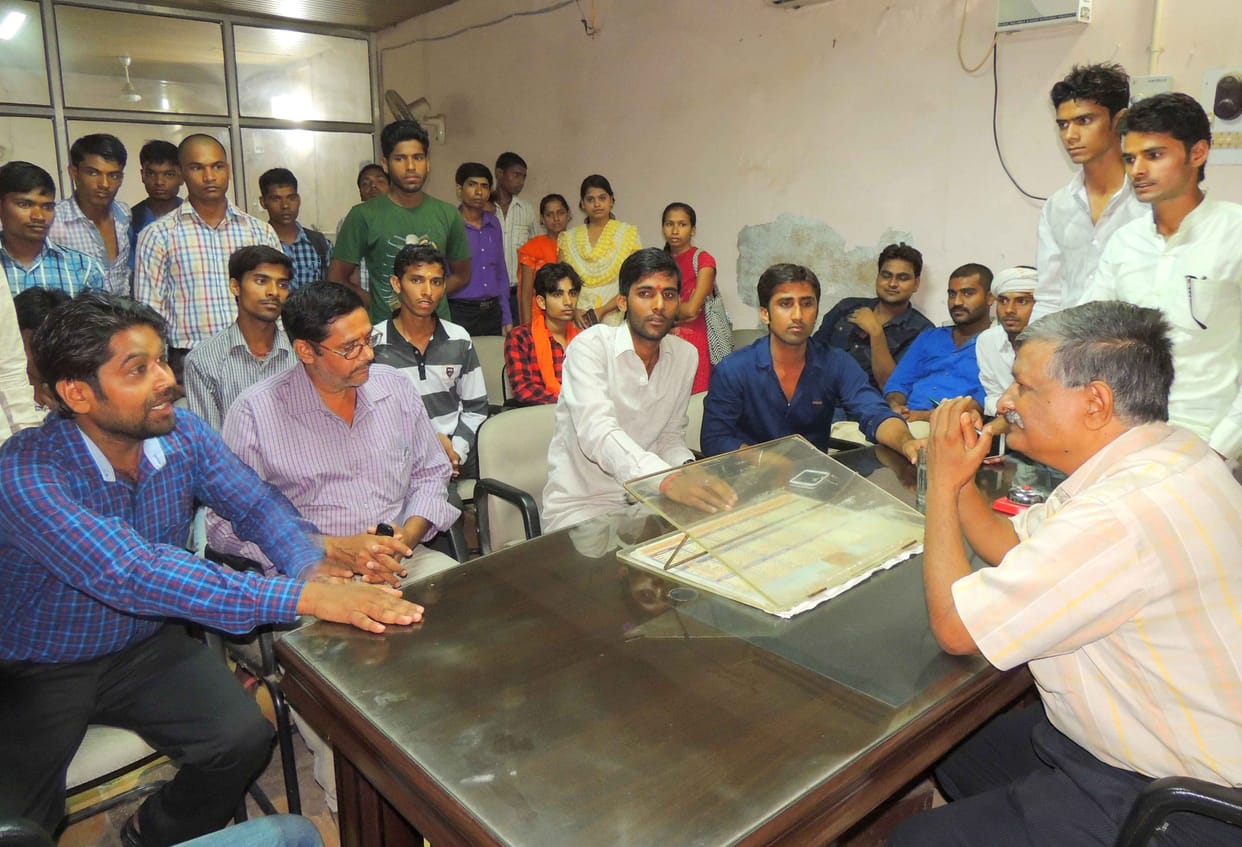 Burst of anger to release the oral exam students