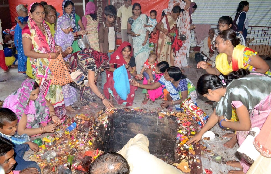 Sankata Devi Temple Fair spent on Asadhi