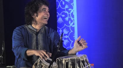 ustad zakir hussain visit in lucknow
