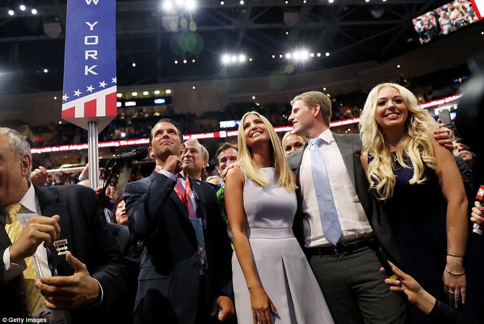 I love him with all my heart says Tiffany Donald trump in republican convention center