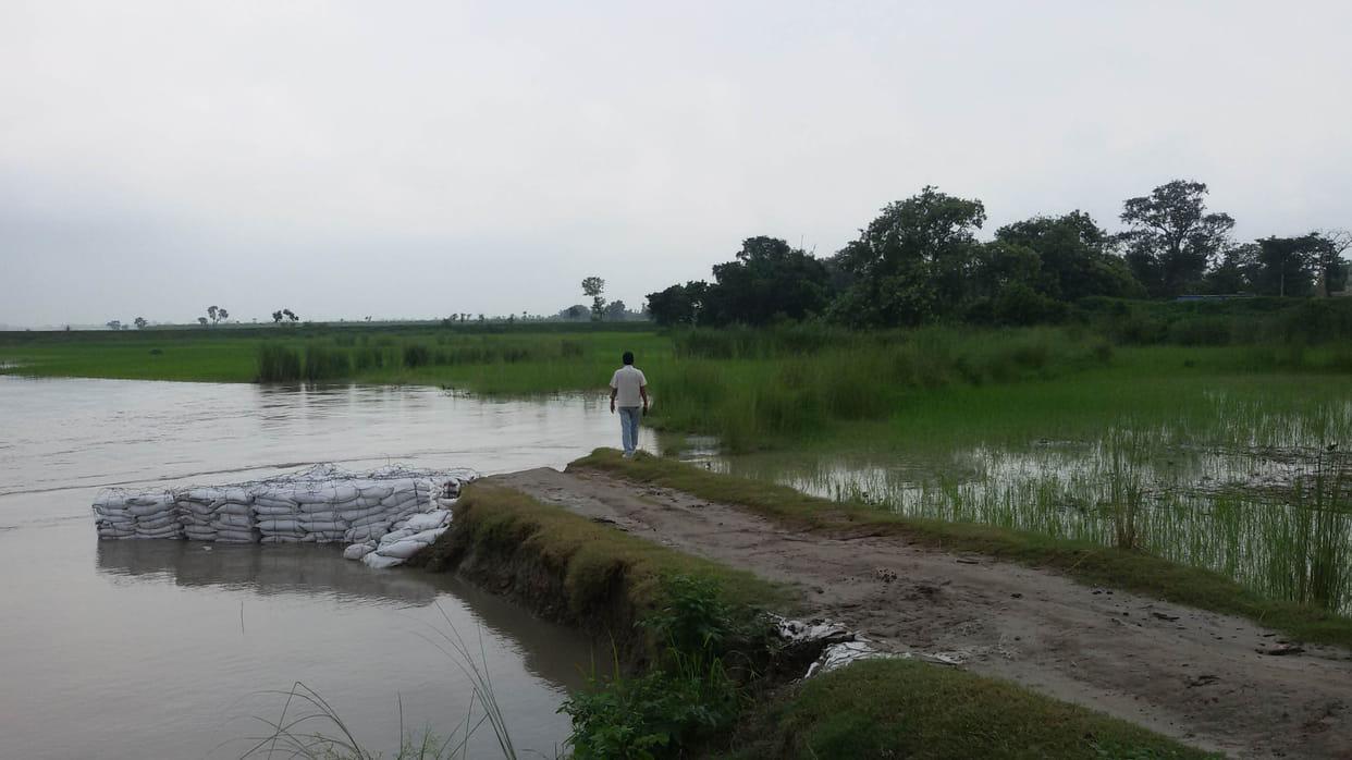 gandak is not far from  barawapatti, laxmipur  