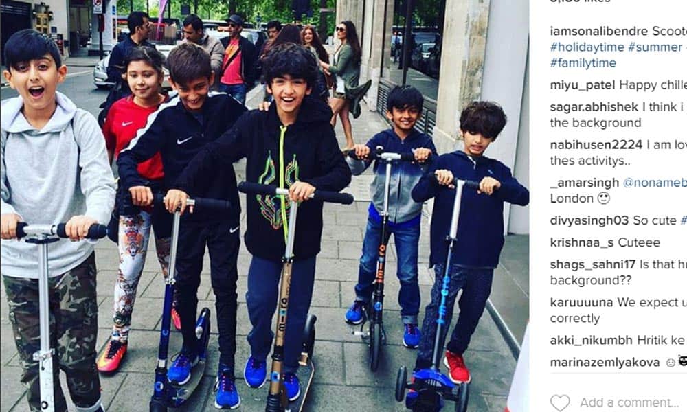 Hrithik Roshan joins Sussanne Khan and sons for a holiday