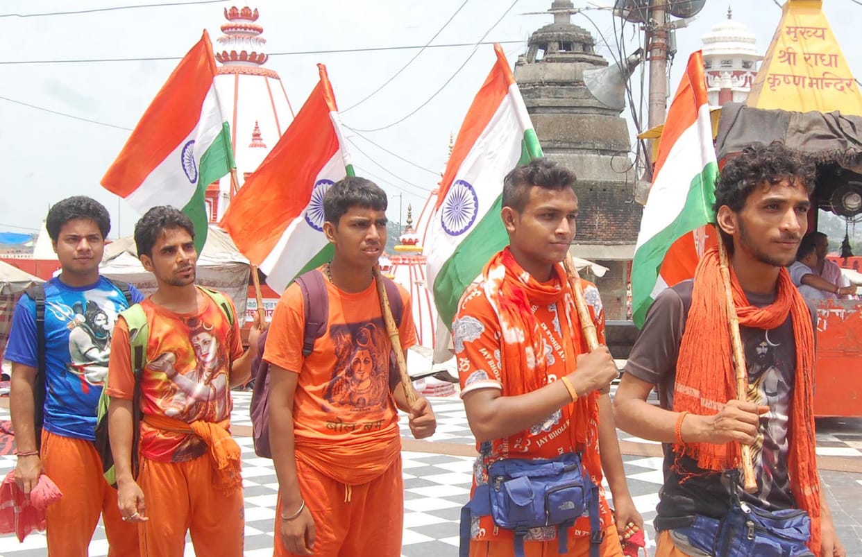  Thousands arrived the first day of Shravan Kanvdia