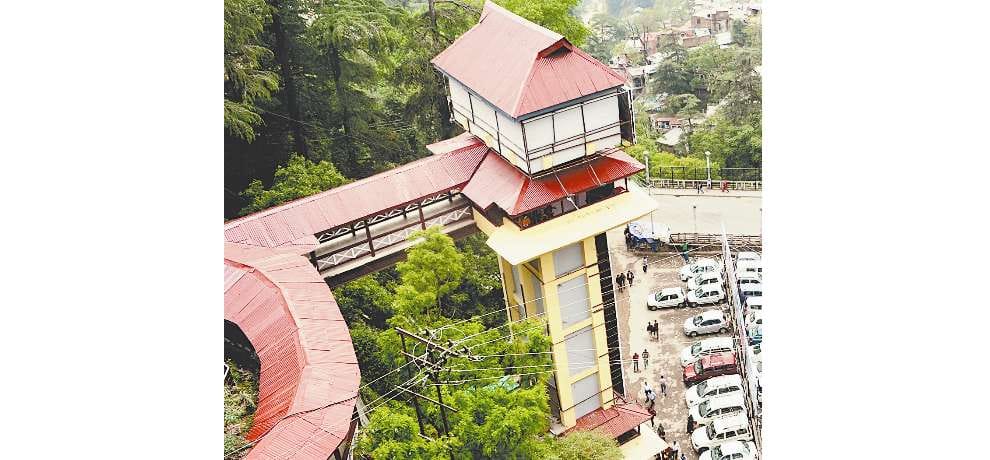 installation of new lift at cart road shimla