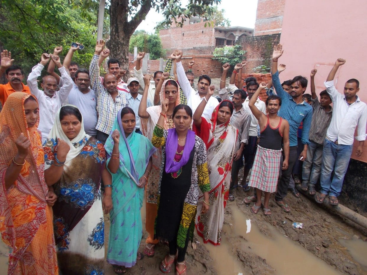 Performance against municipality in sonbhadra