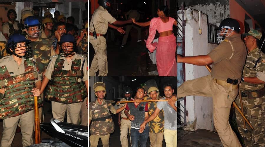 clash between two groups in lucknow, ssp takes command