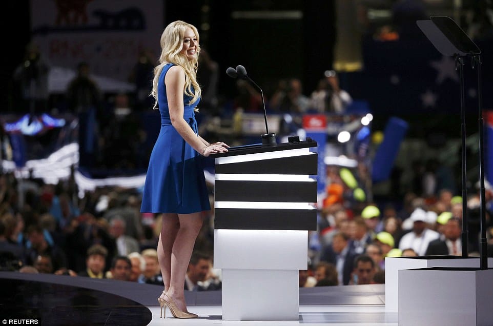 I love him with all my heart says Tiffany Donald trump in republican convention center