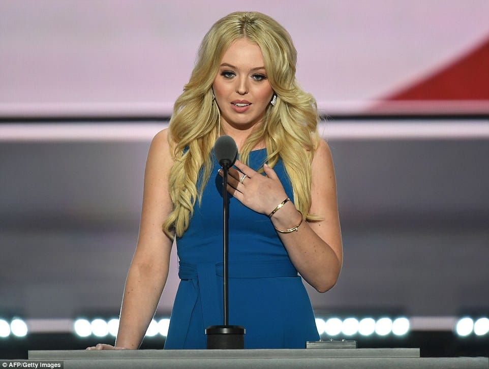 I love him with all my heart says Tiffany Donald trump in republican convention center