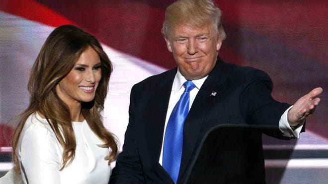 Donald Trump republican candidate in America's Presidential Election.