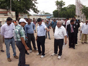 railway station inspection