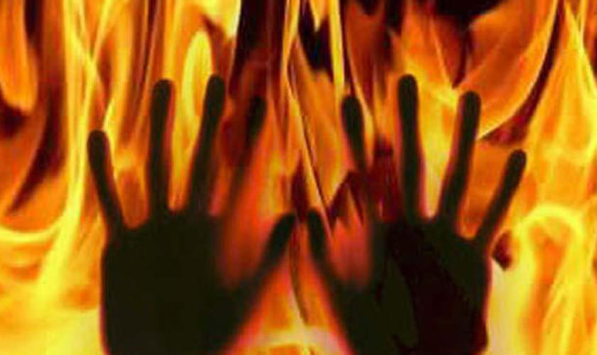 couple injured in fire