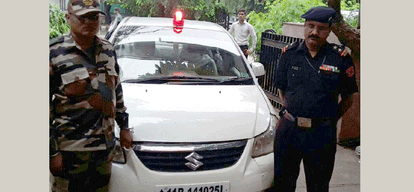 Army captain was telling himself in the car, alcohol smuggling Cmcmachi