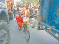 yamunanagar, jaam, national, highway, fire briged