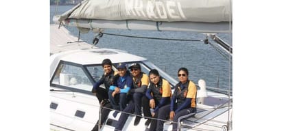 circumnavigation of the globe in 2017 by open ocean voyage of the Navy’s all women crew of Mhadei