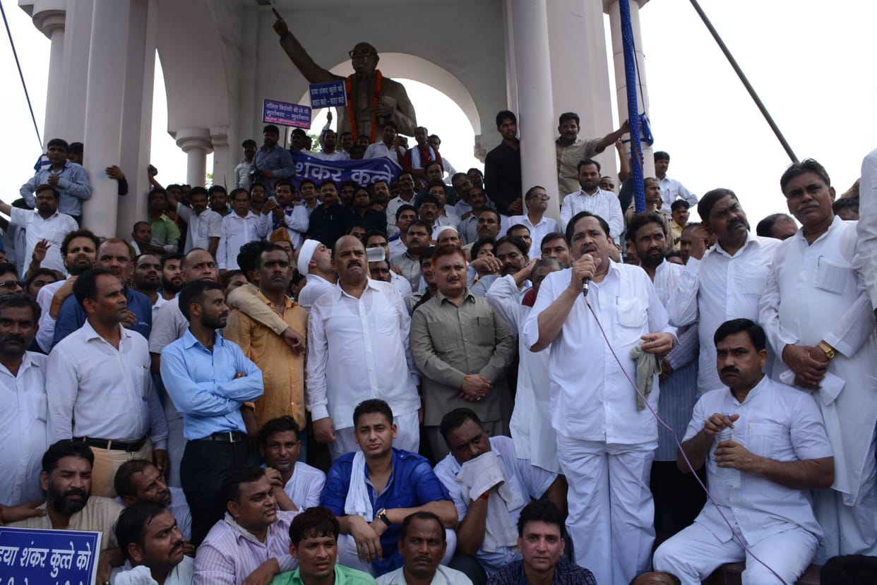 Modi and shah are responsible for insult of mayawati says bsp leader.