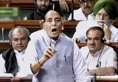 Rajnath Singh warns Pak. over Kashmir unrest, says ‘Chingari ka khel bura hota hai’