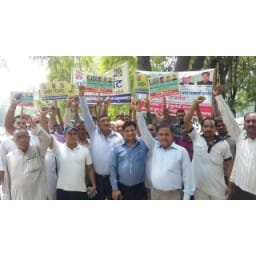 yamunanagar, protest, force, prisident