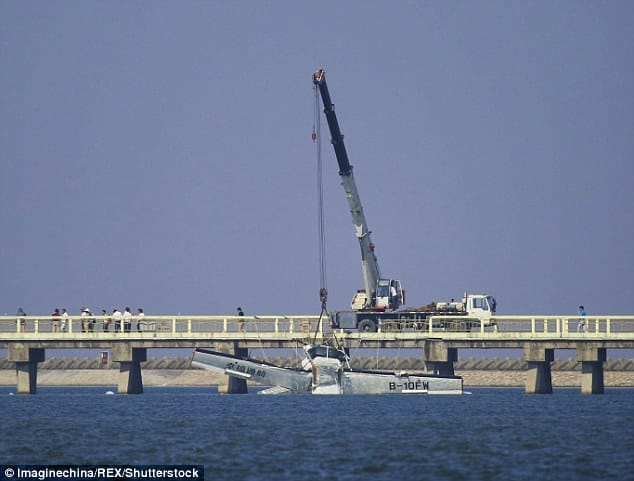 five people died as seaplane full of VIP guests crashed into a BRIDGE on its inaugural flight