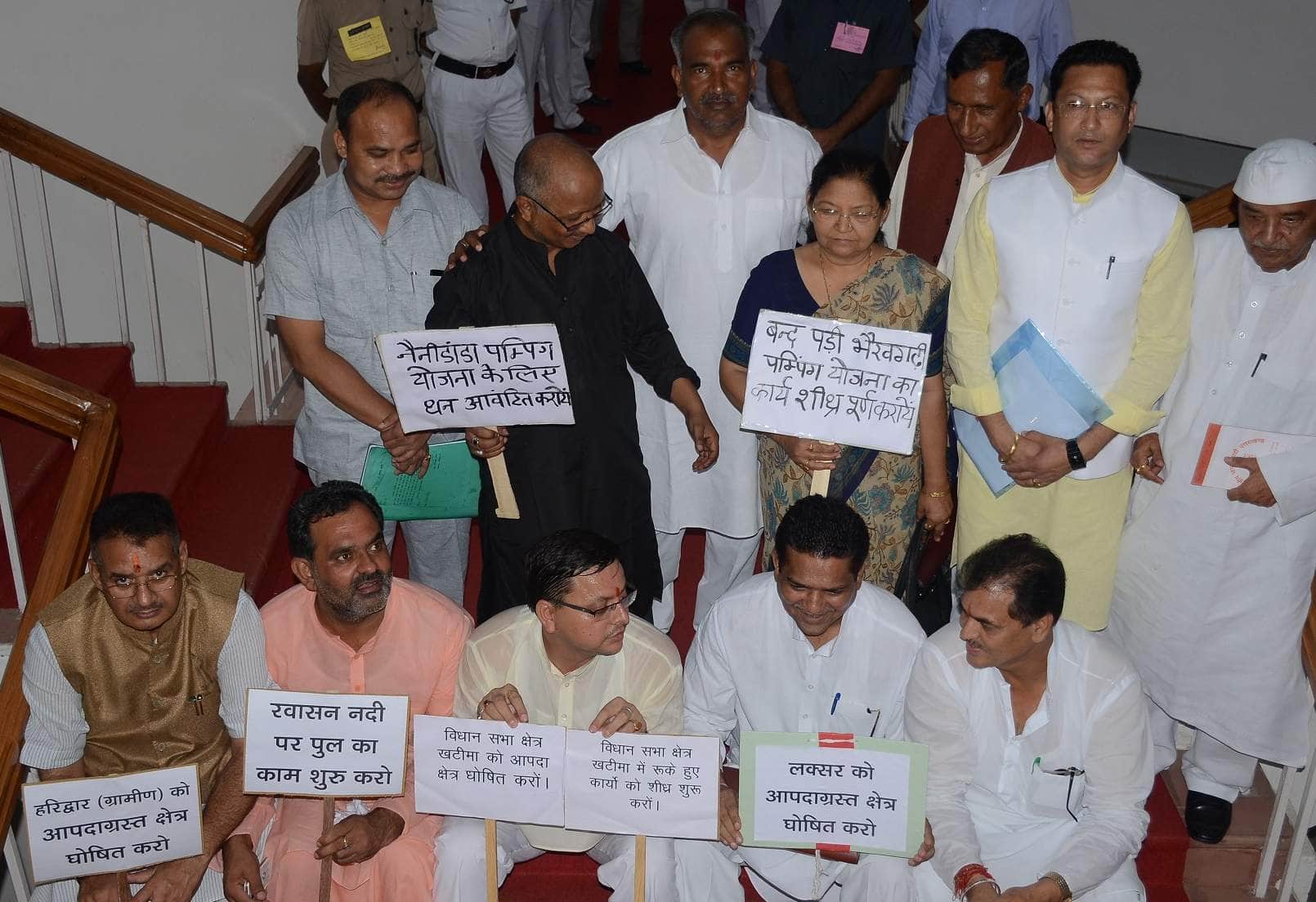 high voltage drama in uttarakhand assembly special session.
