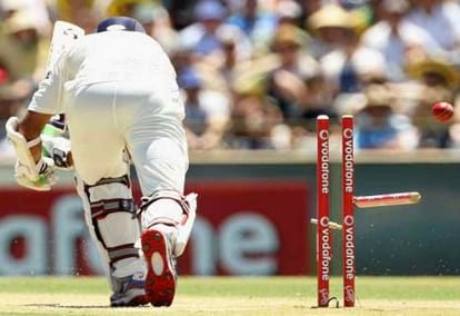 Lowest run rates in partnership in test history