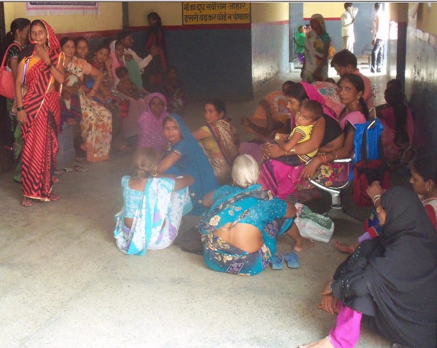 Women had to wait hours between chaos