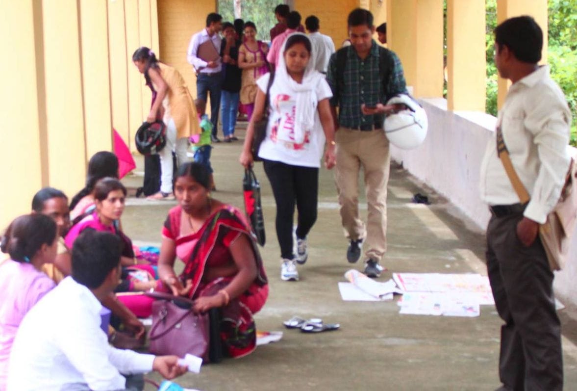 three hundred candidates interviewed  for Nurses 